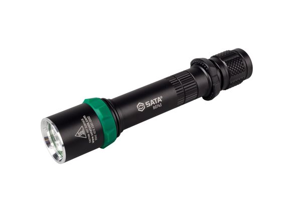 Đèn pin sạc đa năng thân hợp kim nhôm SATA 90743