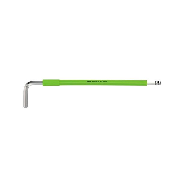 Cây lục giác bi dài 5mm bọc nhựa màu SATA 80110CH