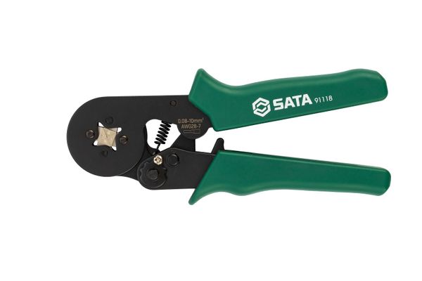 Kìm bấm đầu cáp tự điều chỉnh 7" 0.08-10mm² SATA 91118