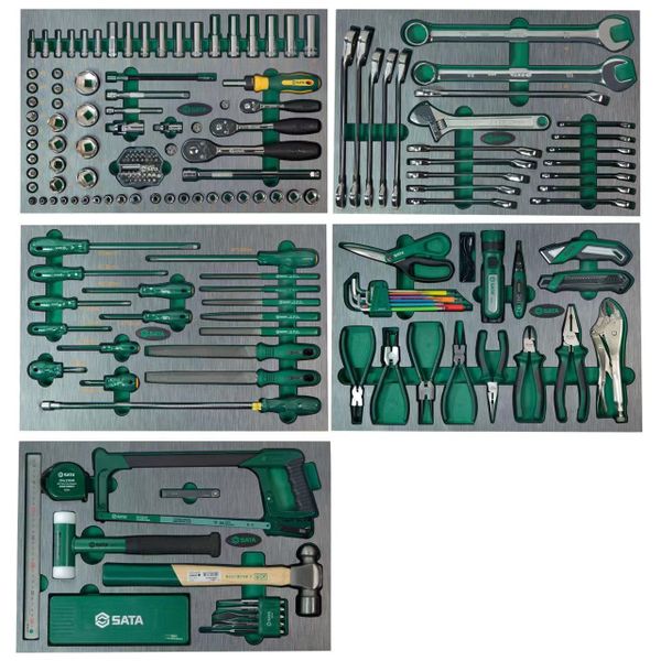Bộ dụng cụ cơ khí 176 chi tiết SATA 09950