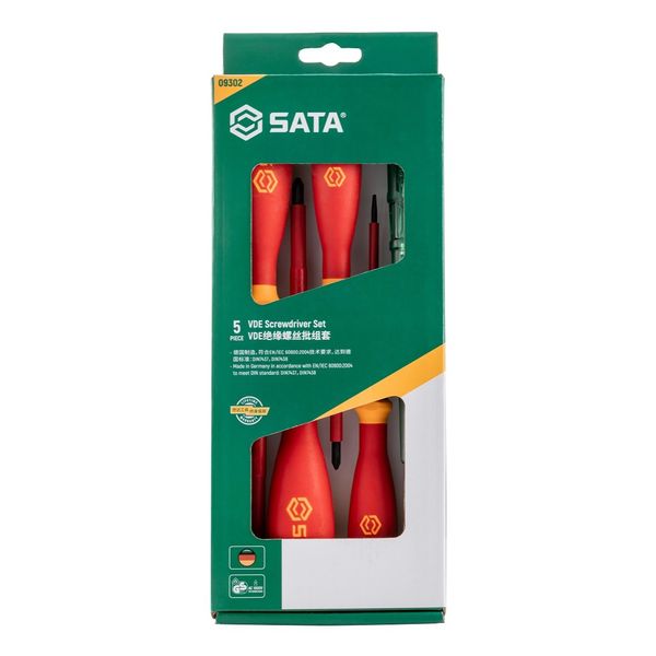 Bộ tua vít VDE 1000v 5 chi tiết SATA 09302