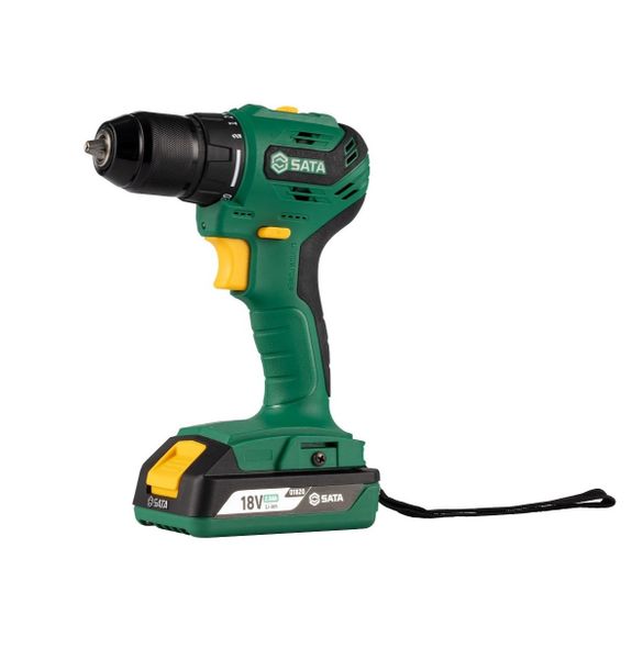 Máy khoan/siết vít pin không chổi than 18V (1 pin + 1 sạc) SATA 51105