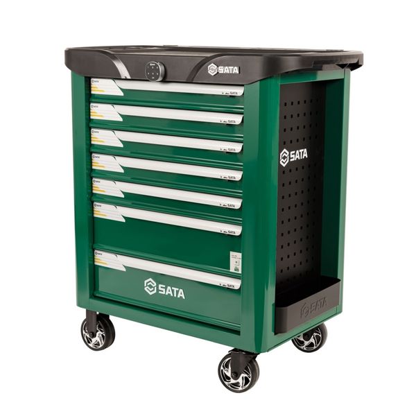 Xe tủ đồ nghề 7 ngăn 68X458X86mm Khóa mật khẩu SATA 95107A