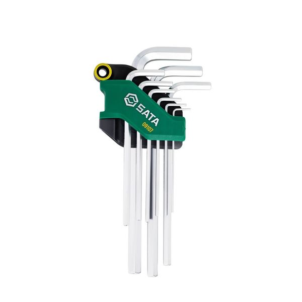 Bộ lục giác loại dài 9 chi tiết SATA 09107