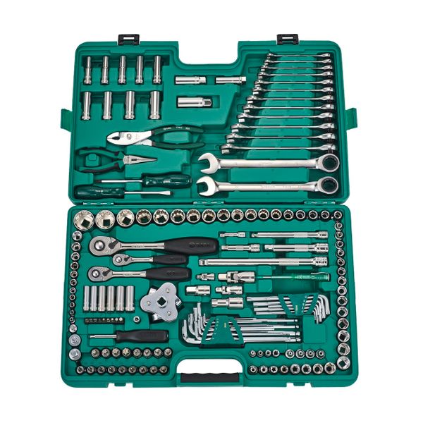 Bộ dụng cụ sửa chữa cơ khí 160 chi tiết SATA 09941