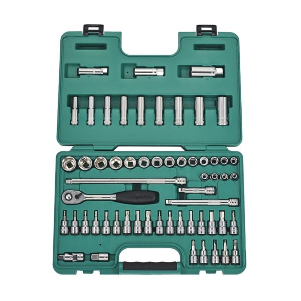 Bộ đầu tuýp 3/8 " 58 chi tiết SATA 09944
