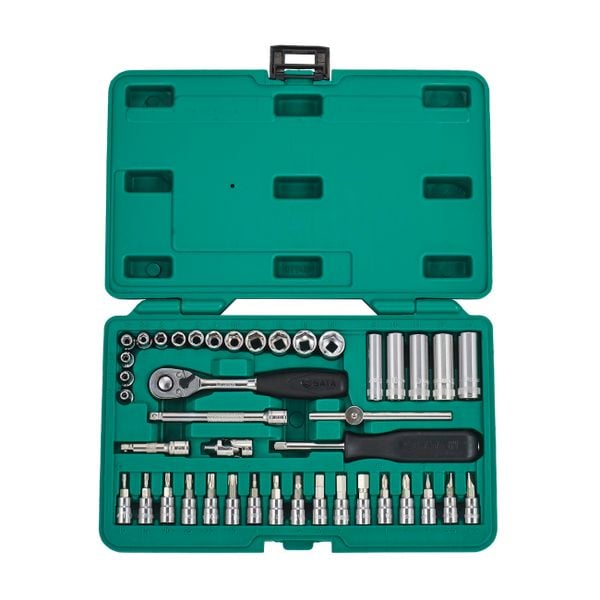 Bộ đầu tuýp 1/4" 42 chi tiết SATA 09943