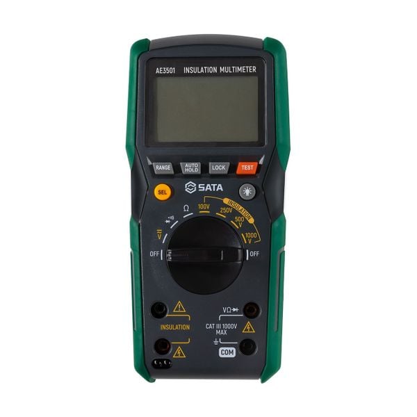 Máy đo điện trở cách điện cầm tay 1.5V/10A SATA AE3501