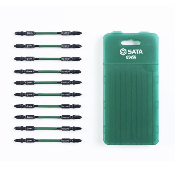 Bộ đầu vít 2 đầu 10 chi tiết dài 150mm 1/4 inch SATA 05456