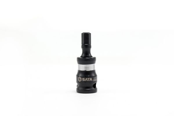 Đầu tuýp cốt vuông 1/4" ra mũi lục giác trơn 3mm SATA 35203