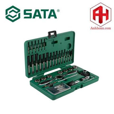 Bộ khuôn tạo ren taro HSS 40 chi tiết SATA 50451