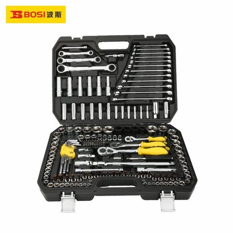 Bộ tuýp hệ inch 1/4 inch 3/8 inch 1/2 inch 150 chi tiết BOSI BS511150