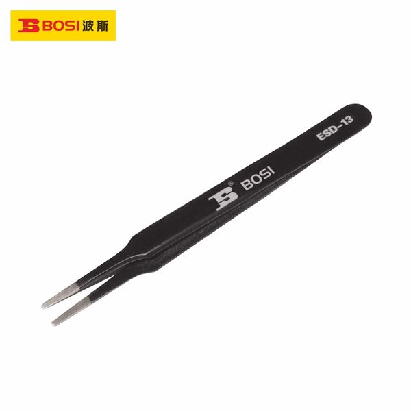 Nhíp chống tĩnh điện không gỉ 120×9×2mm BOSI BS459032