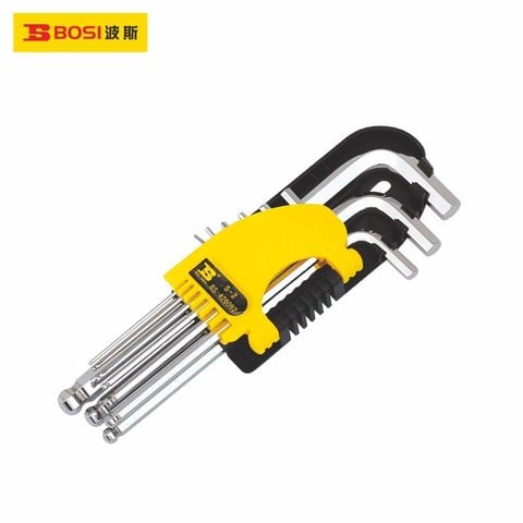 Bộ Lục giác đầu bi 9 chi tiết BOSI BS426092