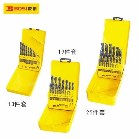 Bộ 13 mũi khoan sắt HSS 1.5-6.5mm BOSI BS532213