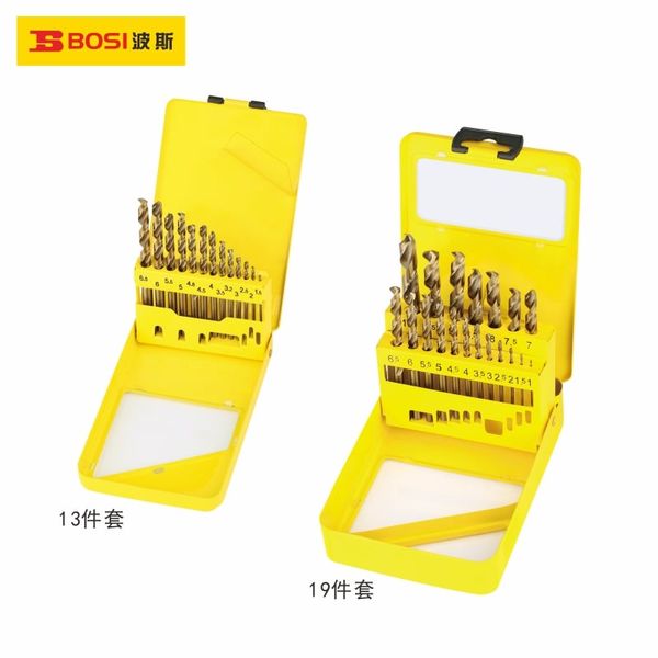 Bộ 13 mũi khoan INOX HSS-CO 1.5-6.5mm BOSI BS532513