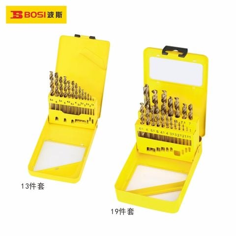 Bộ 13 mũi khoan INOX HSS-CO 1.5-6.5mm BOSI BS532513
