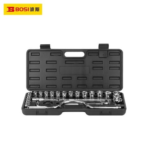 Bộ tuýp hệ mét 1/2 inch 28 chi tiết BOSI BS512028