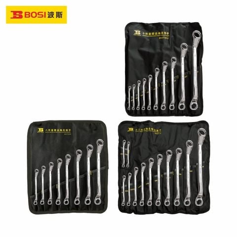 Bộ cờ lê 2 đầu vòng 8 chi tiết loại BOSI BS373208