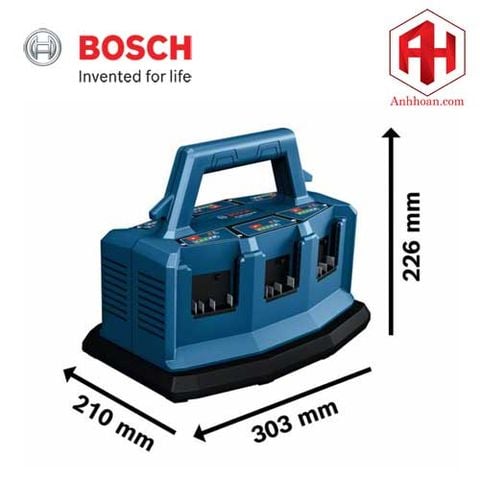 Bộ Sạc pin Bosch 18V GAL 18V6-80 (6 cổng)