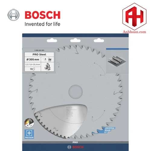 Bosch Lưỡi cưa hợp kim PRO (sắt), 305x2.2x25.4 mm, T72 2608844869