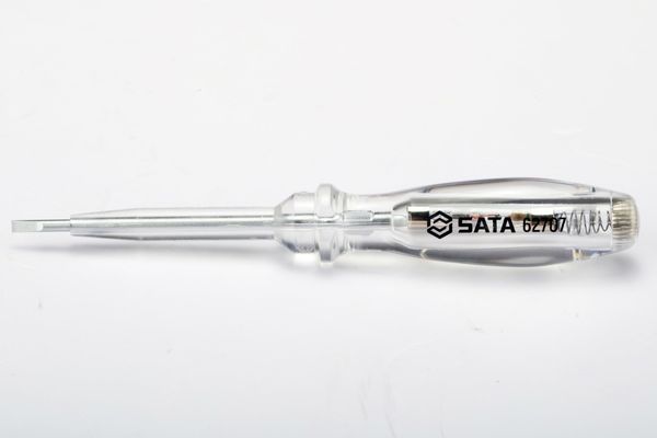 Bút thử điện đầu bút bằng thép SATA 145mm 62707