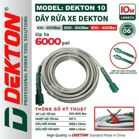 DEKTON cuộn dây áp máy rửa xe (10m) DEKTON10