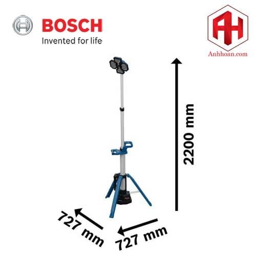 Đèn tháp công trình dùng pin 18V Bosch GLT18V-5000 (SOLO)
