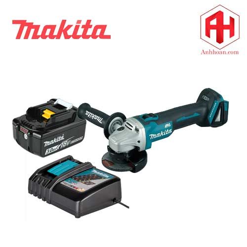 Combo Máy mài góc dùng pin 18V Makita DGA404 (Kèm 1 pin 1 sạc)