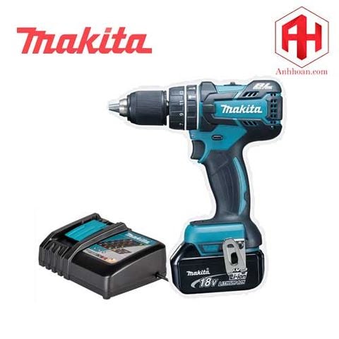 Combo Máy khoan pin Makita 18V DHP459 (Kèm 1 pin 1 sạc)