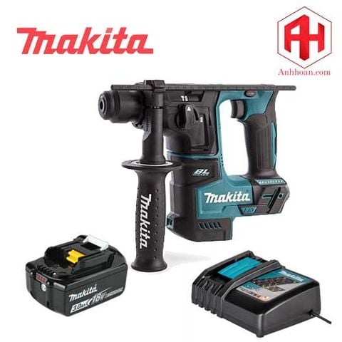 Combo Máy khoan bê tông dùng pin Makita 18V DHR171 (Kèm 1 pin 1 sạc)
