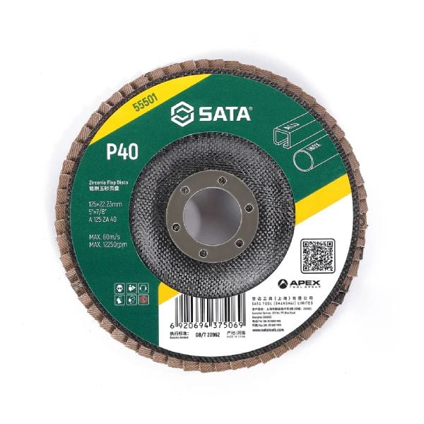 Nhám xếp Zirconia cao cấp Sata 55501