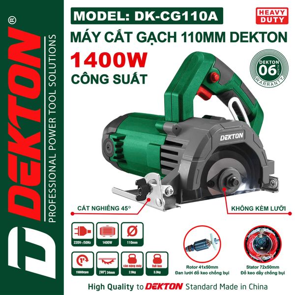 DEKTON máy cắt gạch (110mm) DK-CG110A