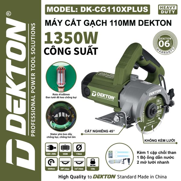 DEKTON máy cắt gạch (110mm) DK-CG110XPLUS
