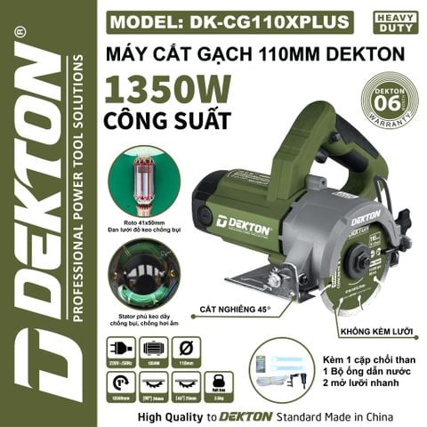 DEKTON máy cắt gạch (110mm) DK-CG110XPLUS