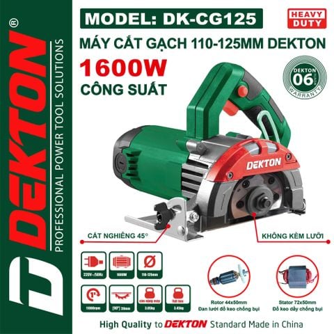 DEKTON máy cắt gạch (125mm) DK-CG125