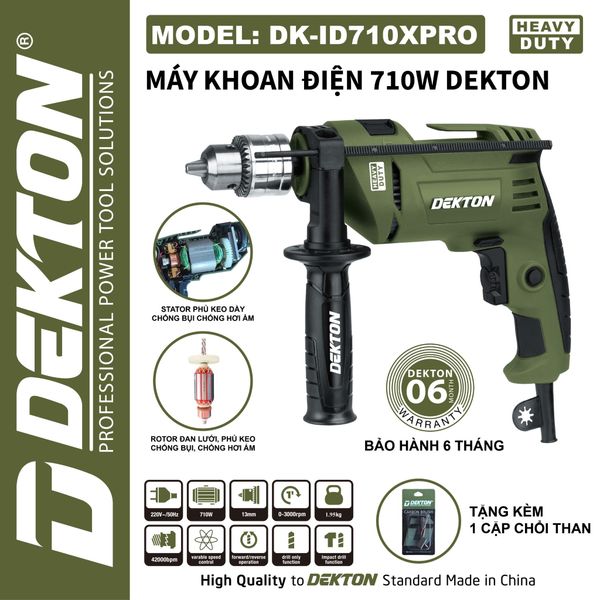 DEKTON Máy khoan động lực DK-ID710XPRO (710W)
