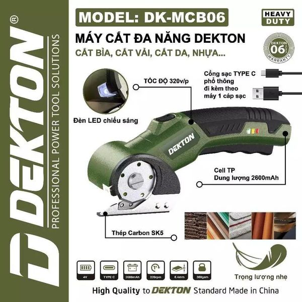 DEKTON Máy cắt đa năng DK-MCB06
