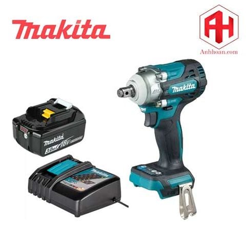 Combo Máy siết bu lông dùng pin 18V Makita DTW300 (Kèm 1 pin 1 sạc)