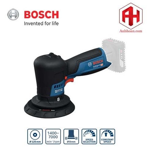 Máy đánh bóng lệch tâm pin 12V Bosch GPX 12V-125 (SOLO)