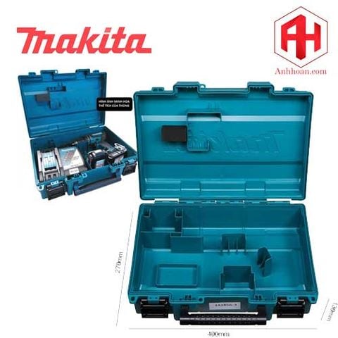 143603-8 Hộp nhựa đựng máy khoan, máy vặn vít dùng pin 18V