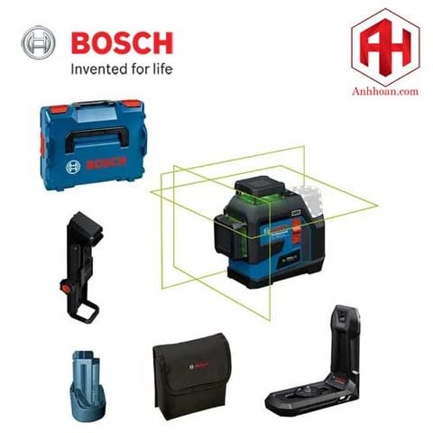 Máy cân mực laser Bosch GLL 100-33 CG (Tia xanh)