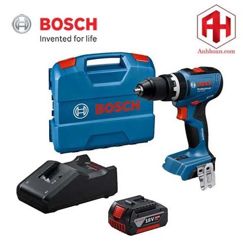 Máy khoan pin Bosch GSB 18V-65 (Set 1x4Ah) Brushless