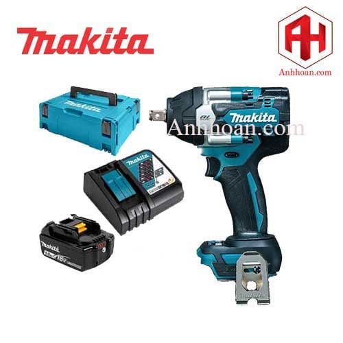 Máy siết bu lông dùng pin 18V Makita DTW700RT1J (SET 1x5Ah)