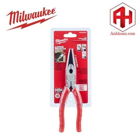 Milwaukee 48-22-6101 kềm mũi nhọn thẳng (8 Inch)