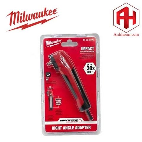 Milwaukee phụ kiện chuyển vặn vít góc 90 độ 48-32-2390