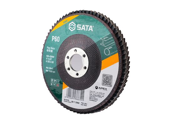 Đĩa nhám xếp 100×P60×16MM SATA 55402
