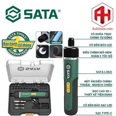 SATA Máy vặn vít dùng pin 3.7V 151051