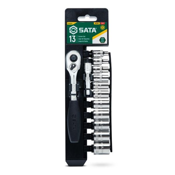 Bộ đầu tuýp 1/4 " 13 chi tiết SATA ST09521G