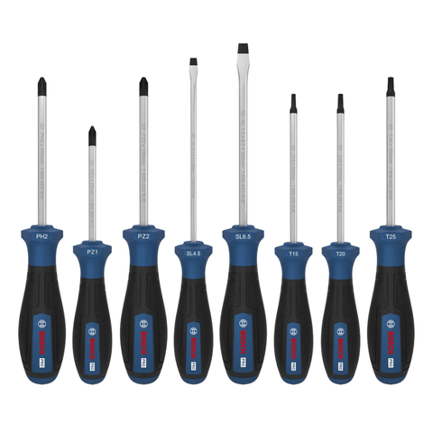 Bosch Bộ 8 tua vít PRO PH/PZ/SL/TX 1600A039PF